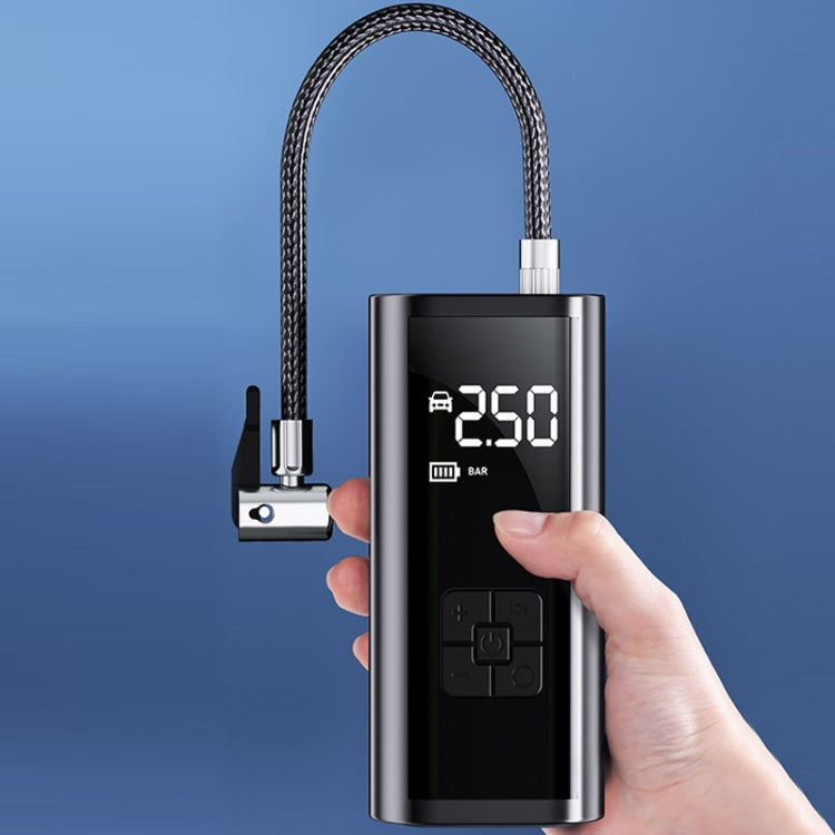 Electric Vehicle Lighting Tire Air Pump Tire Pressure Detection - Wired Model