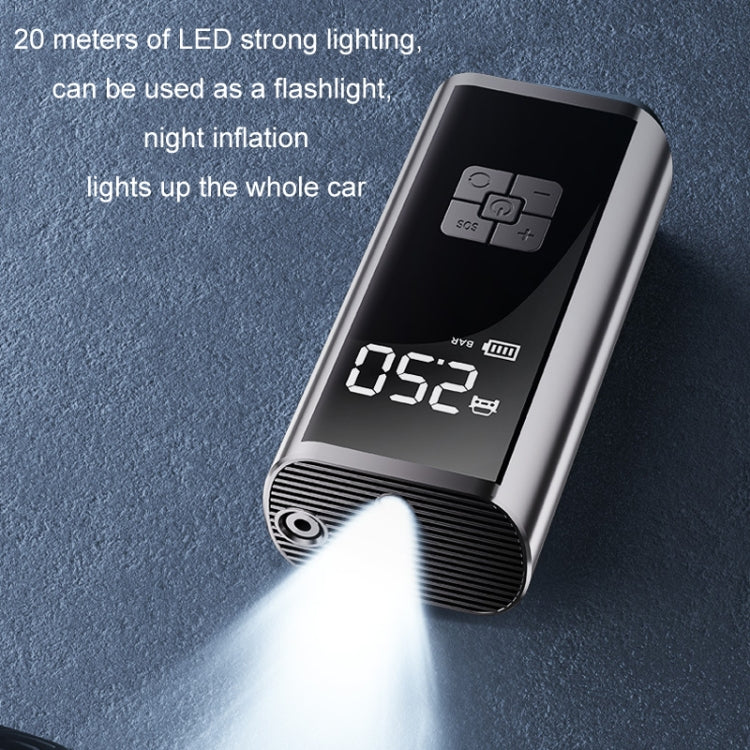 Electric Vehicle Lighting Tire Air Pump Tire Pressure Detection - Wired Model
