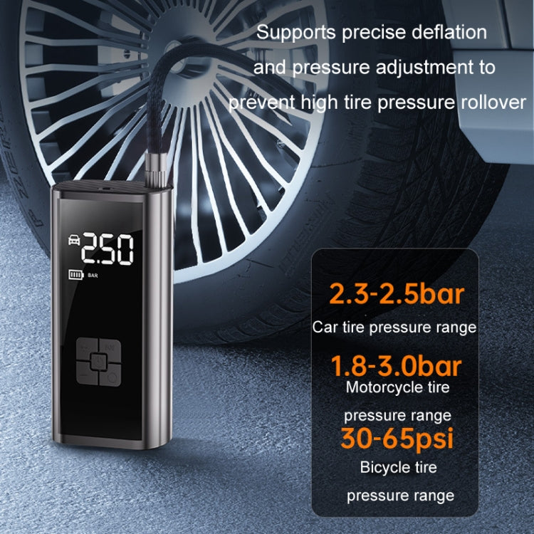Electric Vehicle Lighting Tire Air Pump Tire Pressure Detection - Wired Model