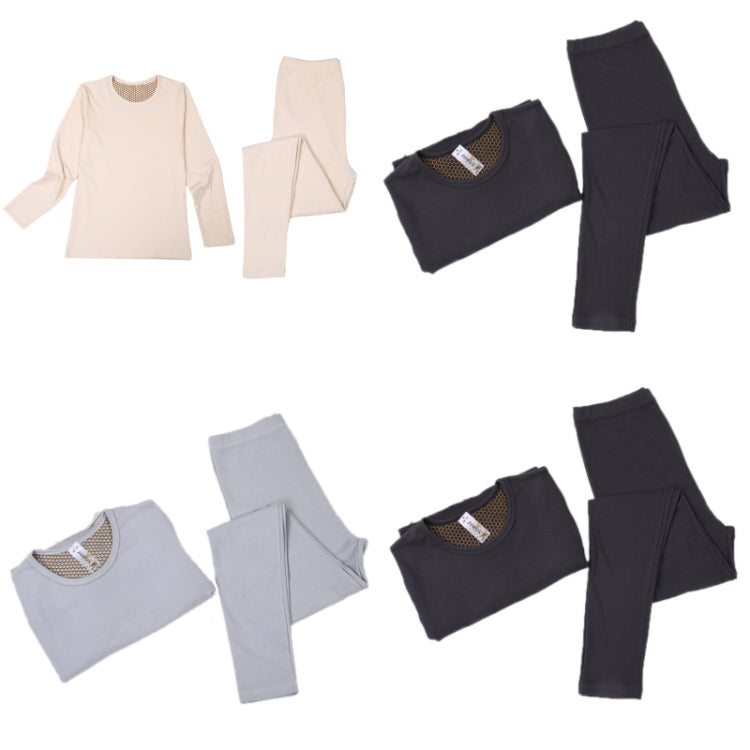 Antibacterial Double-faced Fleece Winter Thickened Constant Temperature Underwear, Size: L