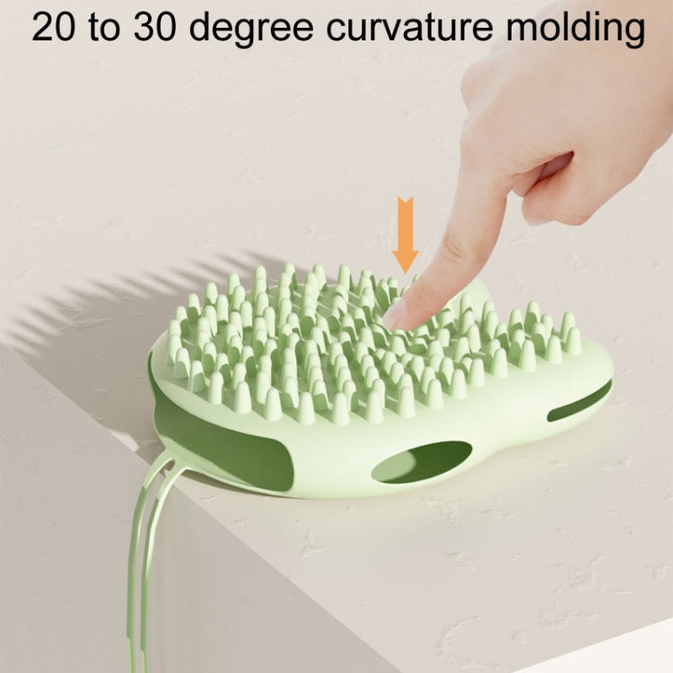 Pet Cleaning And Detangling Comb Cats And Dogs Bathing Brush, Color: Butterfly Yellow
