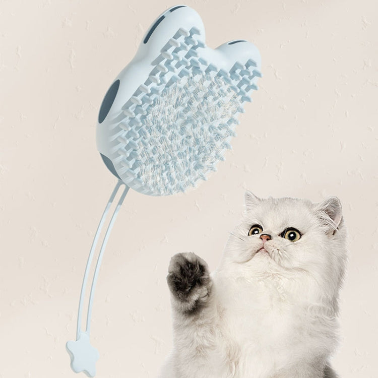 Pet Cleaning And Detangling Comb Cats And Dogs Bathing Brush, Color: Butterfly Yellow