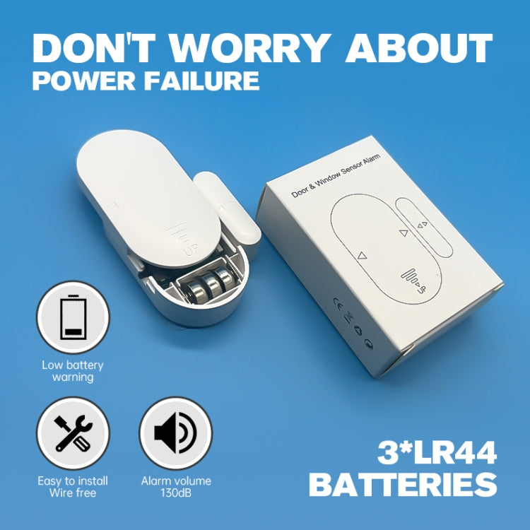 Multifunctional High-decibel Anti-theft Door Window Alarm For Home - English