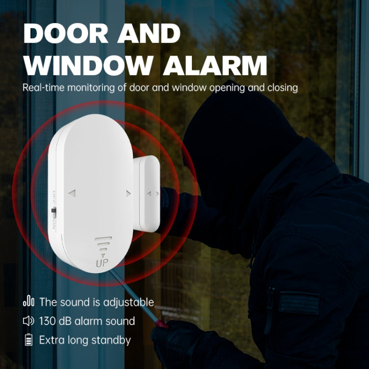 Multifunctional High-decibel Anti-theft Door Window Alarm For Home - English