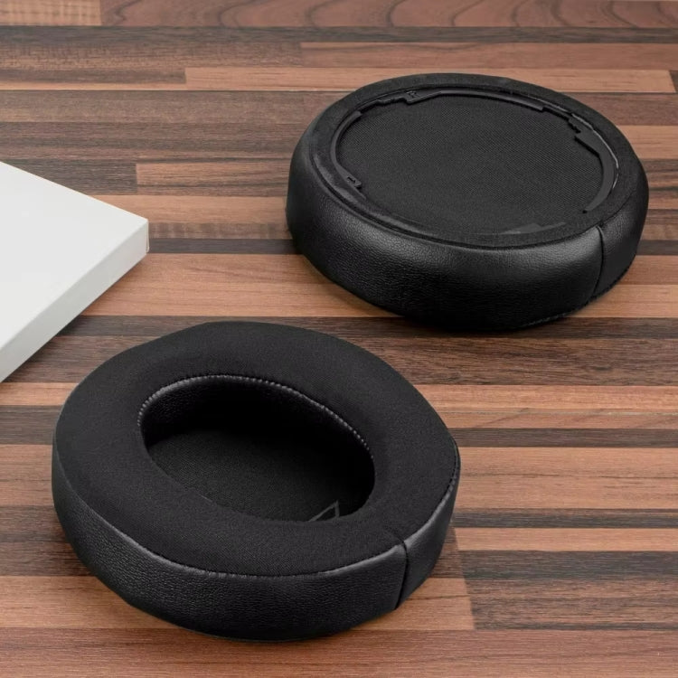 1pair For Alienware AW310H / AW510H Ice Gel Headphone Leather Cover Sponge Cover Earmuffs - Black