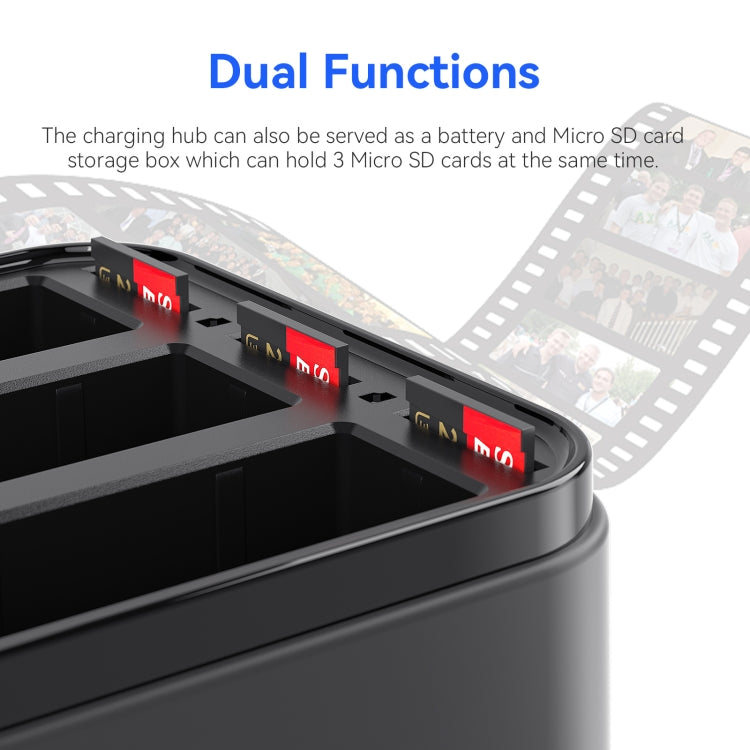 For DJI Osmo 360 / Action 5 Pro AMagisn Battery Charging Holder