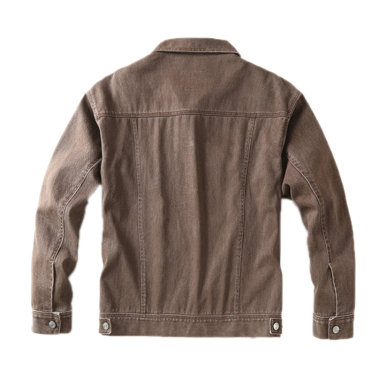 Autumn Winter Retro Denim Jacket Loose Work Jacket, Size: S
