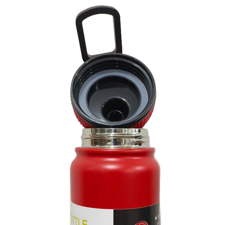 304 Stainless Steel Insulated Water Cup Handheld Large Capacity Outdoor Sports Kettle Vacuum Water Bottle, Capacity: 1000ml