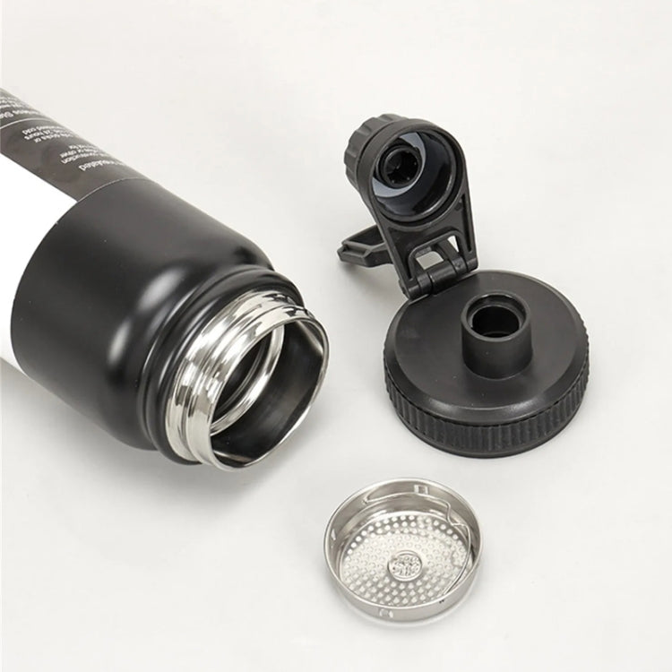 304 Stainless Steel Insulated Water Cup Handheld Large Capacity Outdoor Sports Kettle Vacuum Water Bottle, Capacity: 800ml
