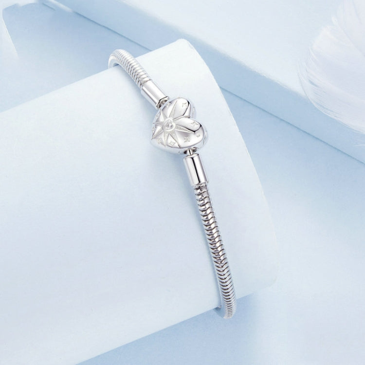 S925 Sterling Silver Star Heart DIY Basic Bracelet