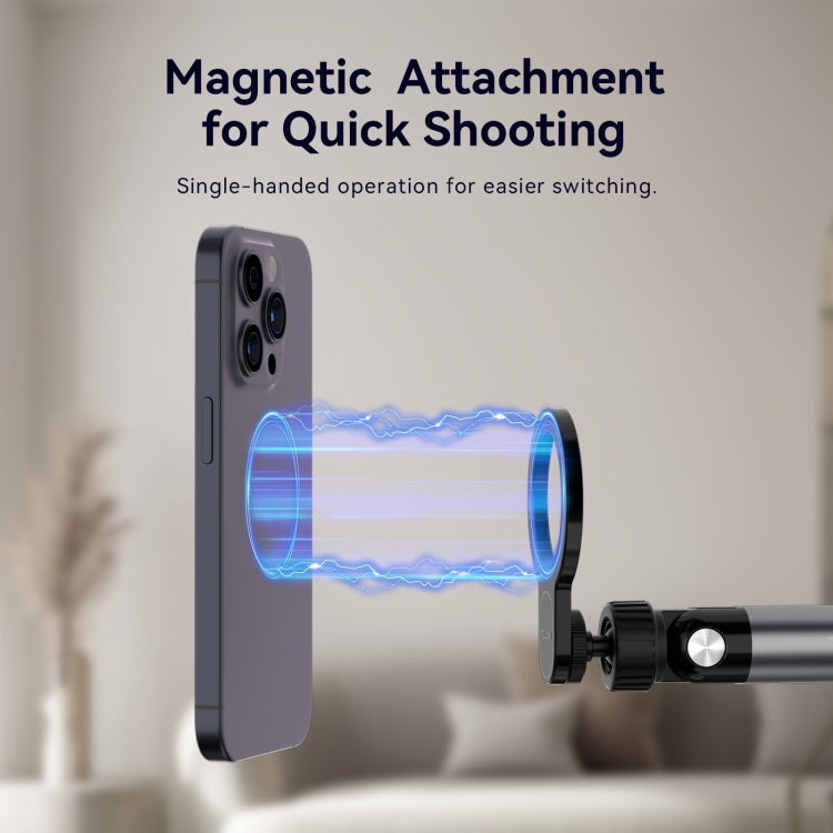 TELESIN P3-DS-02 Phone Video Live Streaming Magsafe Magnetic Mount - Clamping