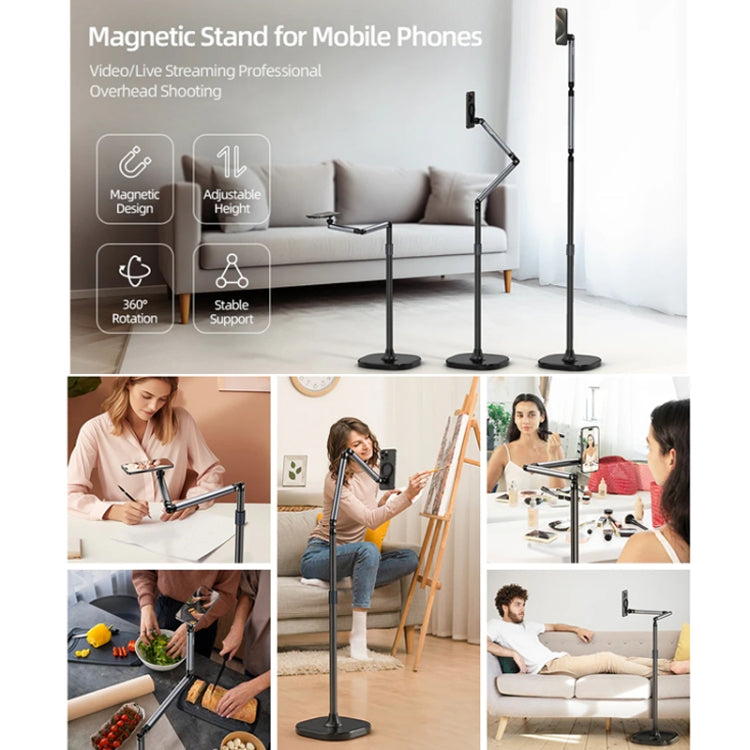 TELESIN P3-FS-01 Phone Video Live Streaming Magsafe Magnetic Mount - Floor