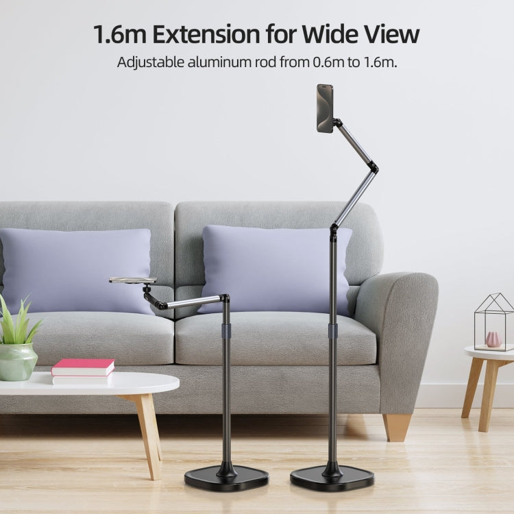 TELESIN P3-FS-01 Phone Video Live Streaming Magsafe Magnetic Mount - Floor