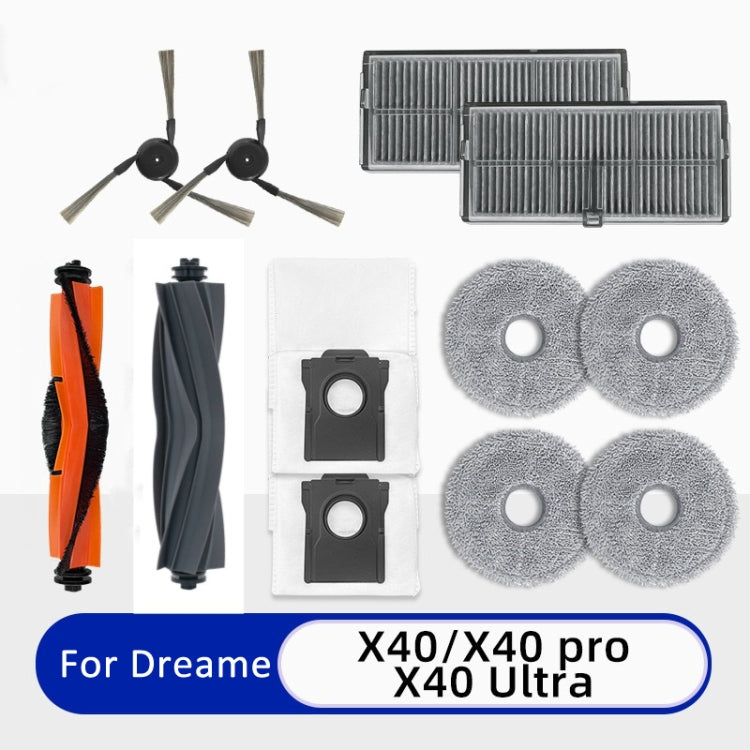 For Dreame X40 Pro / X40 Ultra Robot Vacuum Replacement, Spec: Rag