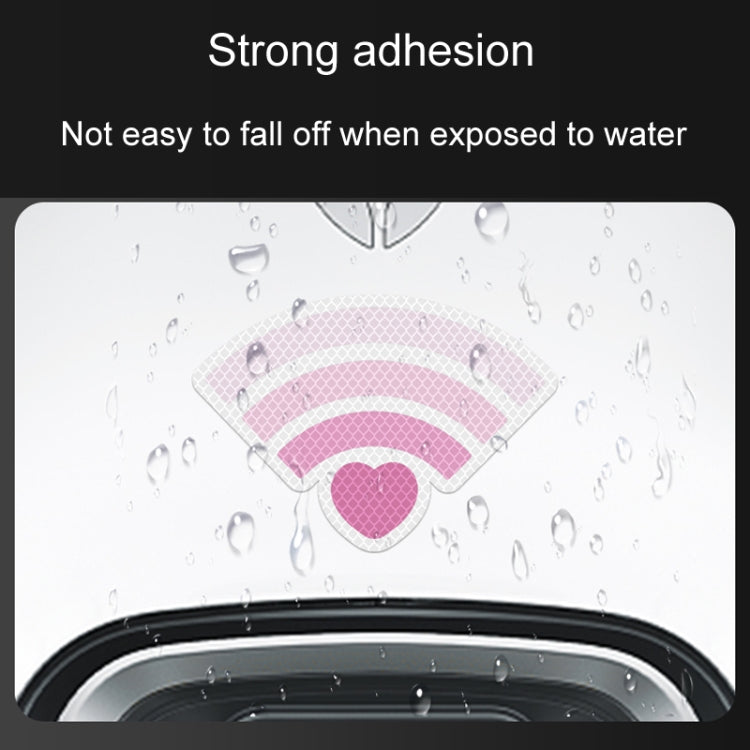 3pcs / Set Vehicle Electronic Car Cover Scratches Night Collision Decorative Signal Reflective Warning Stickers