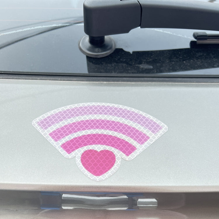 3pcs / Set Vehicle Electronic Car Cover Scratches Night Collision Decorative Signal Reflective Warning Stickers