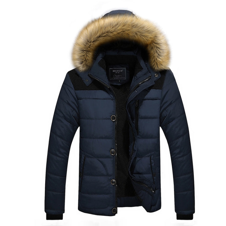 Winter Men Thick Slim Down Jackets Coats, Size: L