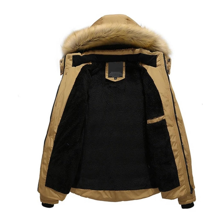 Winter Men Thick Slim Down Jackets Coats, Size: L