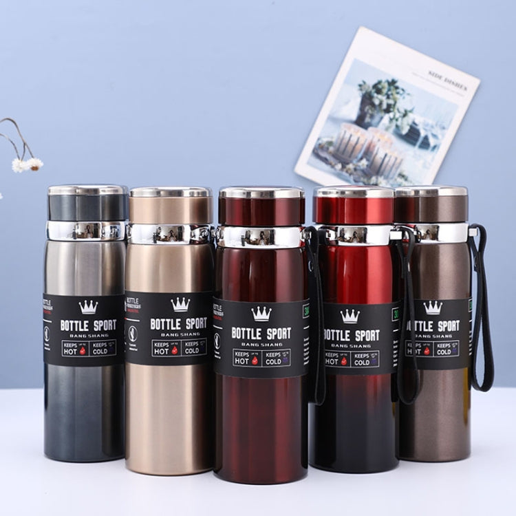 1000ml 316 Stainless Steel Insulated Mug Large Capacity Vacuum Thermos Outdoor Portable Car Insulated Water Bottle