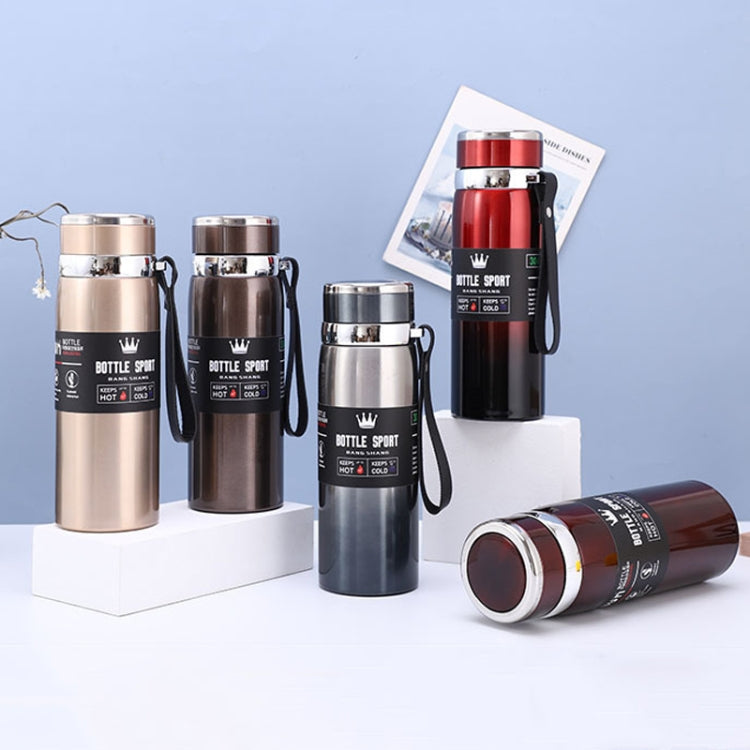 1000ml 316 Stainless Steel Insulated Mug Large Capacity Vacuum Thermos Outdoor Portable Car Insulated Water Bottle
