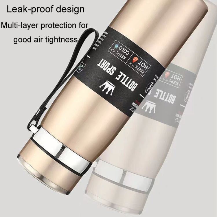 1000ml 316 Stainless Steel Insulated Mug Large Capacity Vacuum Thermos Outdoor Portable Car Insulated Water Bottle