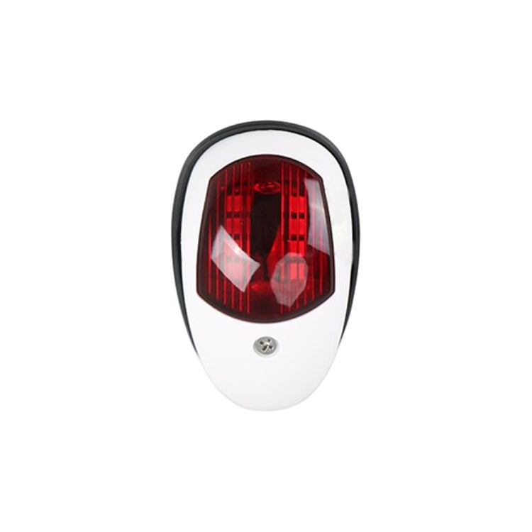 Marine Navigation Warning Light Signal LED Yacht Light, Color: White Shell Red