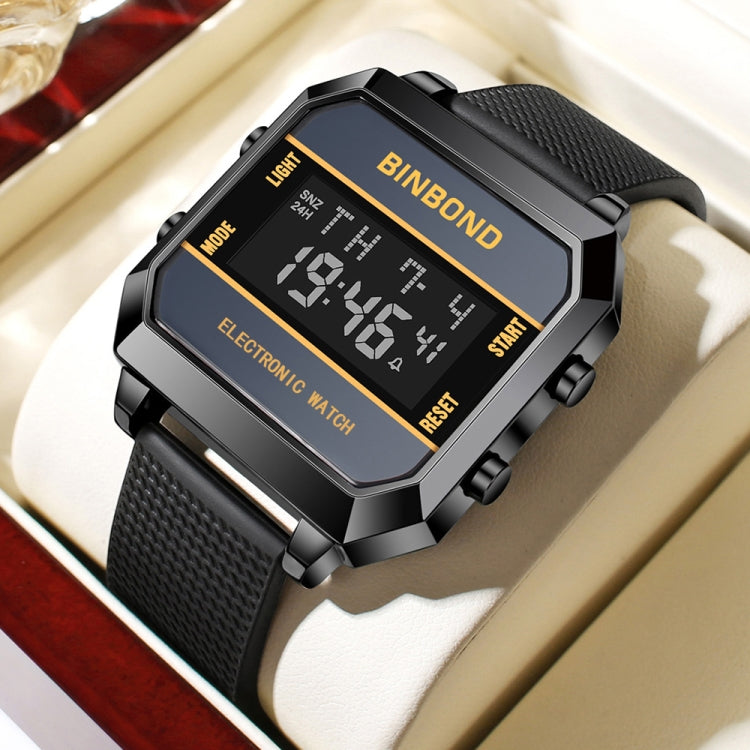 BINBOND D081 30m Waterproof Multifunctional Student Sports Electronic Watch