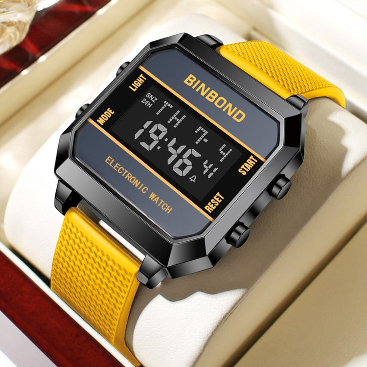 BINBOND D081 30m Waterproof Multifunctional Student Sports Electronic Watch