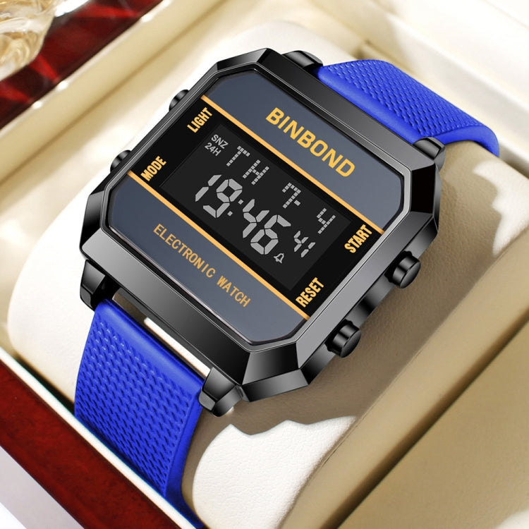 BINBOND D081 30m Waterproof Multifunctional Student Sports Electronic Watch