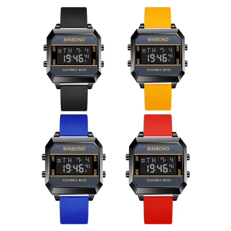 BINBOND D081 30m Waterproof Multifunctional Student Sports Electronic Watch