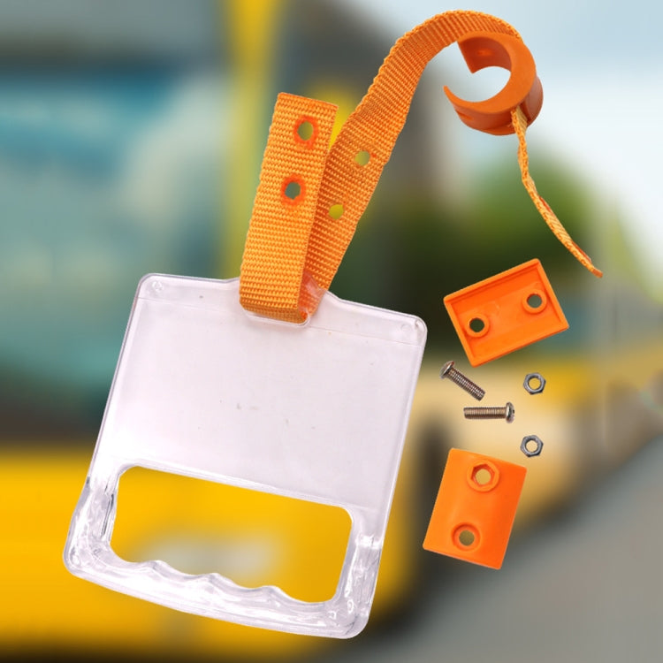 Bus Pull Ring Handle BRT Subway Bus Ring - Yellow