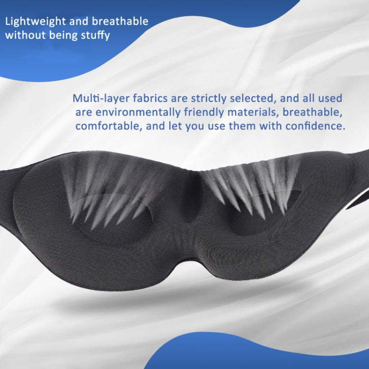 4 In 1 3D Sleep Eye Mask Memory Foam Non-pressure Shading Sleeping Blindfold