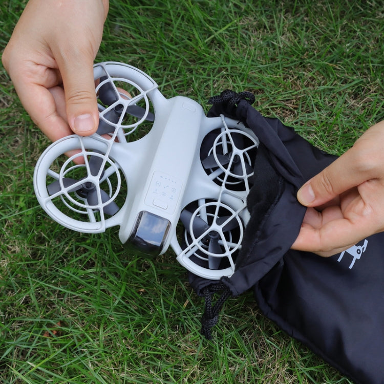 For DJI Neo CQT Body Remote Control Storage Bag Waterproof Dirt-Resistant Drawstring Portable Handbag, Style: Body Pouch+Remote Control Pouch