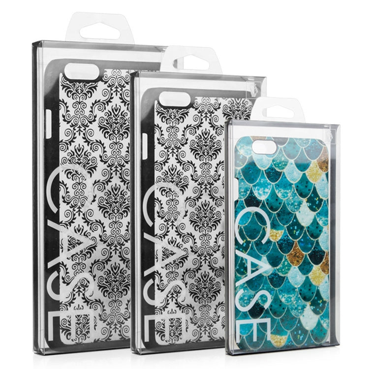 100pcs /Pack  Blister PVC Phone Case Packaging Box Clear Retail Box, Size:  For 6.5 Inch