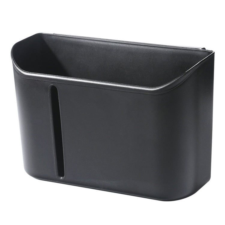 Multifunctional Car Seat Back Storage Box Rear Seat Tissue and Beverage Rack - Black