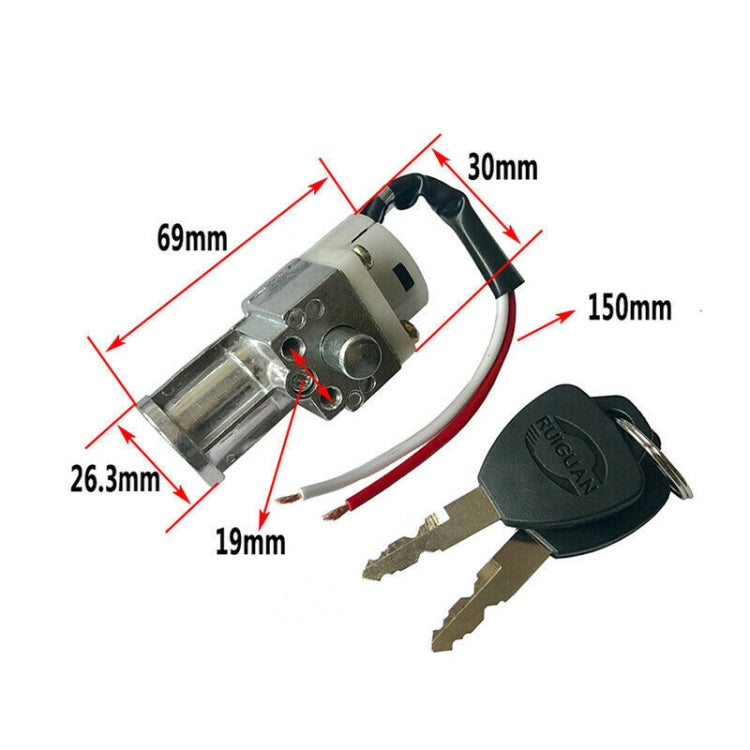 For Silverfish/Qianhe Electric Vicycle Lithium Battery Box Lock - LHMO170