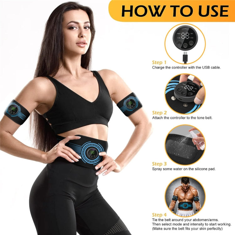 EMS Muscle Stimulator Home Fitness Training Slimming Body Shaper, Spec: 2 Legbands