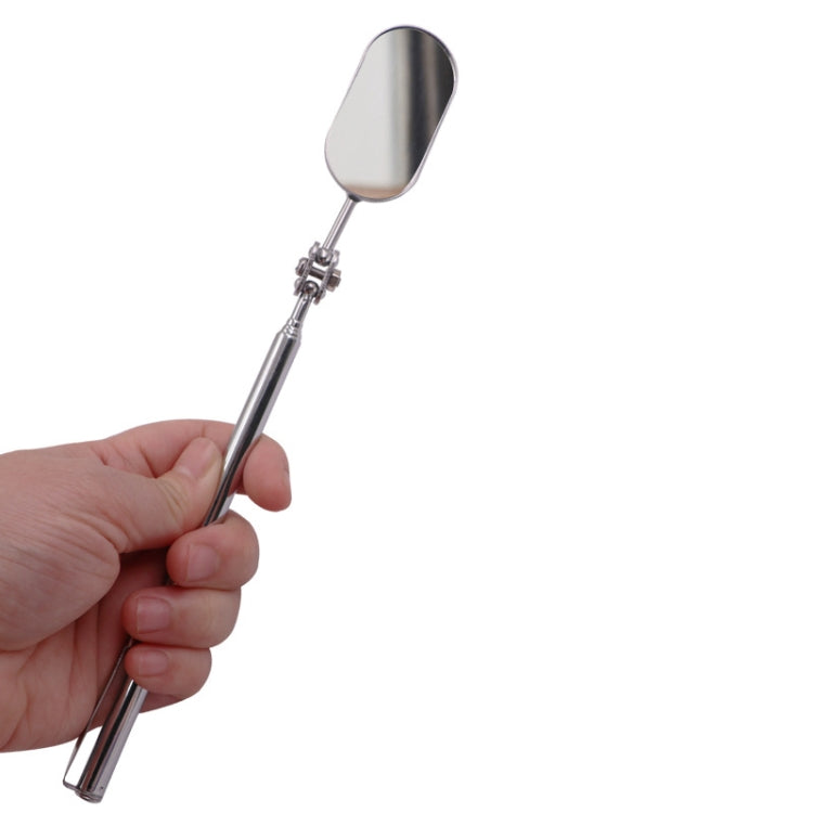 Car Universal Folding Telescopic Inspection Mirror Underbody Inspection Endoscope - Oval