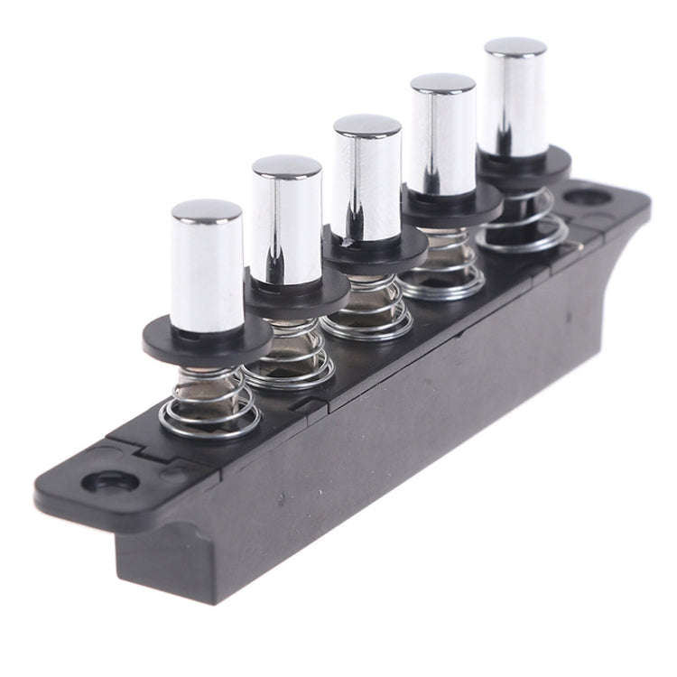 Five-position Plug-in Button Switch Range Hood Piano-key Switch - Silver