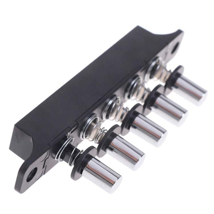 Five-position Plug-in Button Switch Range Hood Piano-key Switch - Silver