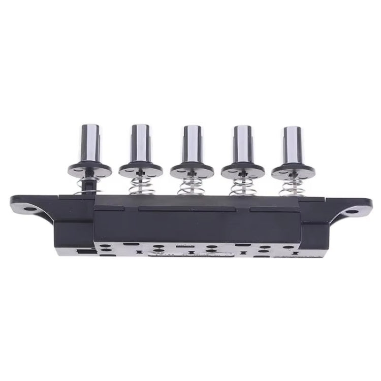 Five-position Plug-in Button Switch Range Hood Piano-key Switch - Silver