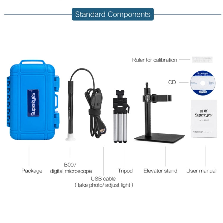 Supereyes 500x HD USB Circuit Board Repair Electron Microscope - B007