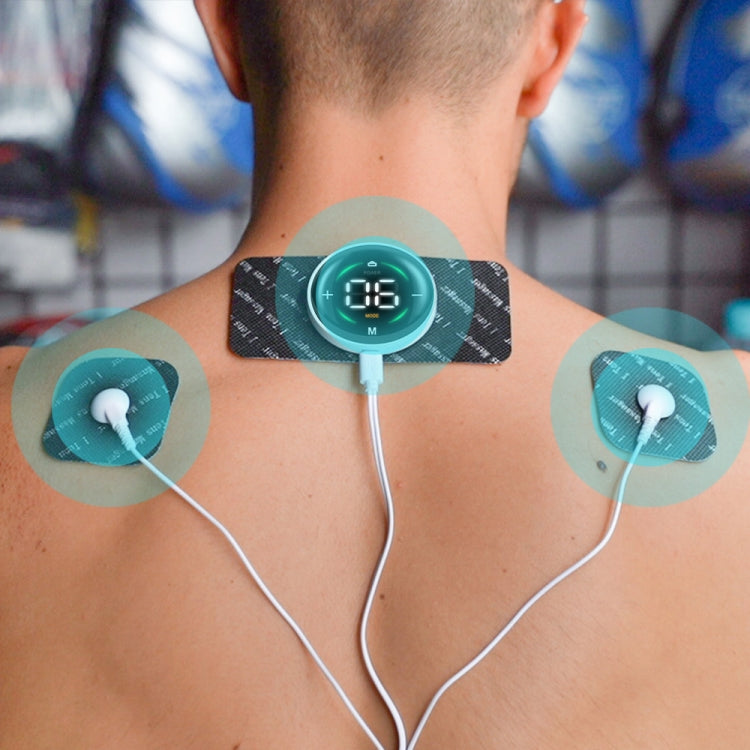 Cervical Massager EMS Pulse Therapy Device Full Body Massage Patch, Spec: Double Host With Remote