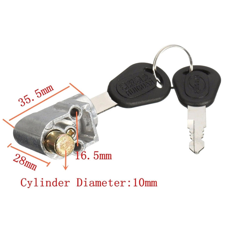 Electric Vehicle Battery Box Anti-theft Lock With Key For Suzuki - Metal