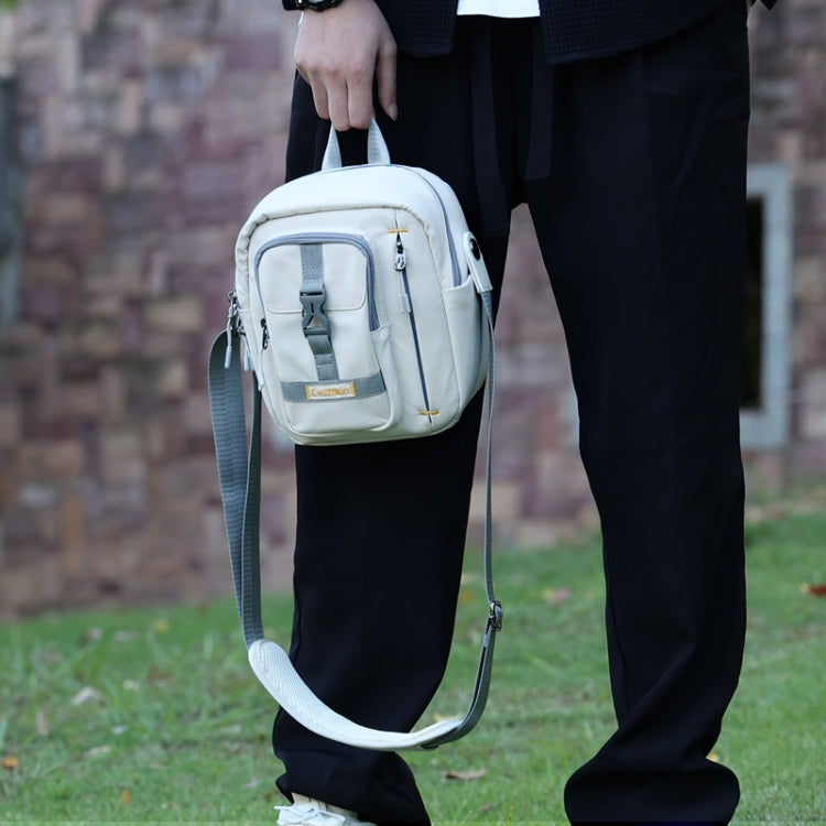 Cwatcun D155 Shoulder Casual Microslr Camera Storage Bag Lightweight Digital Photography Bag - Beige