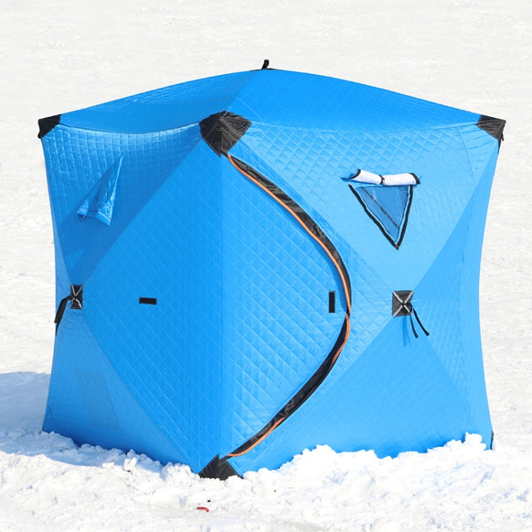 Winter Warm Windproof Fishing Tent Thickened Camping Tent, Size: 1.45x1.45x1.6m Single