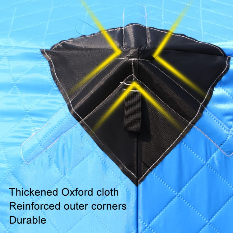 Winter Warm Windproof Fishing Tent Thickened Camping Tent, Size: 1.45x1.45x1.6m Single