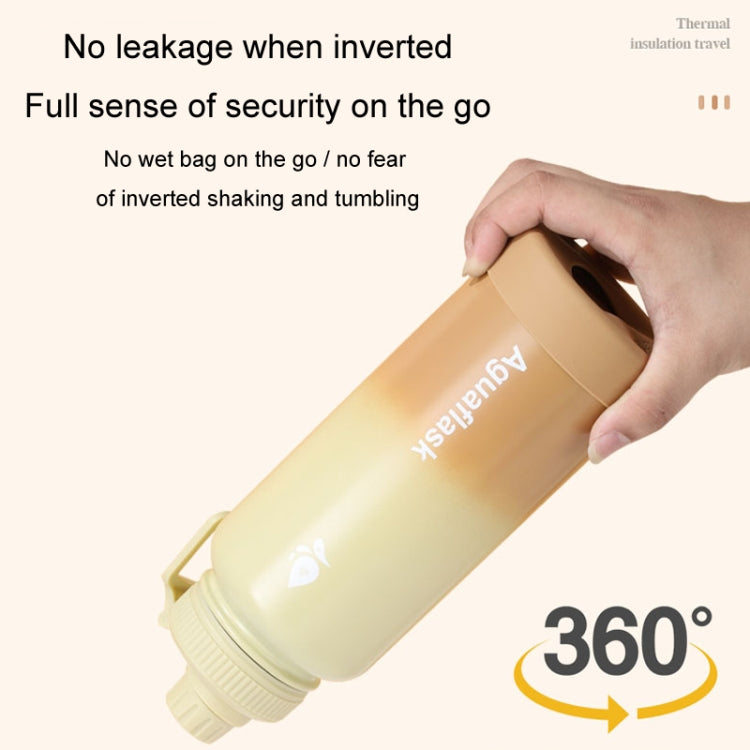 Aguaflask 1000ml 304 Stainless Steel Insulated Cup Large Capacity Thermos Bottle Vacuum Outdoor Portable Sports Kettle