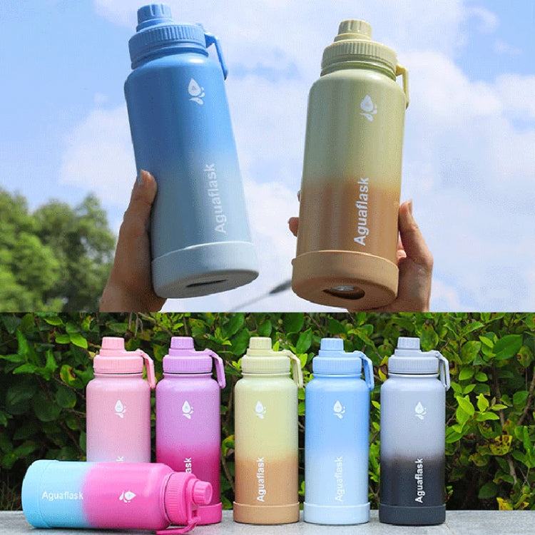 Aguaflask 1000ml 304 Stainless Steel Insulated Cup Large Capacity Thermos Bottle Vacuum Outdoor Portable Sports Kettle
