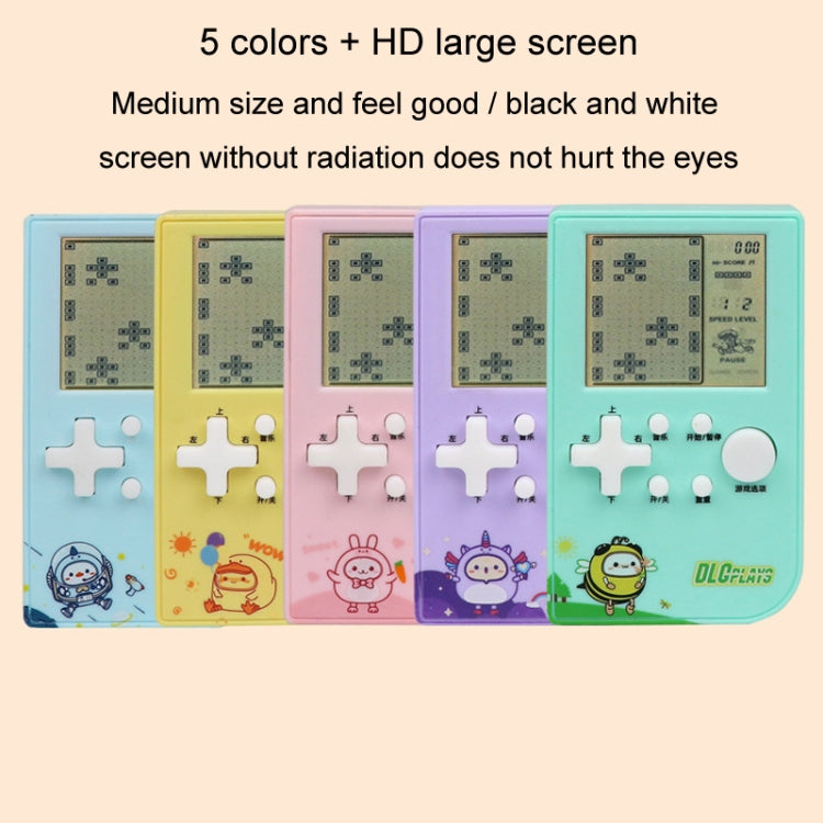 Classic Handheld Game Machine Kids Game Console Toy Educational Building Block Game Toy